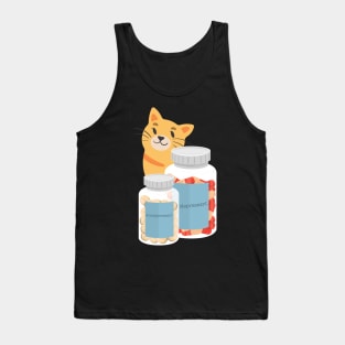 Antidepressant Cat Tank Top